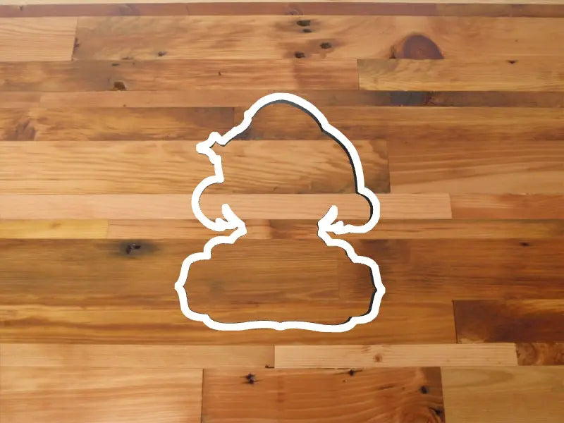 Christmas Girl and banner Cookie cutter MEG cookie cutters