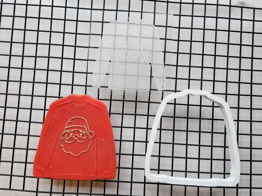 Christmas jumper (1) - cutters + debossing MEG cookie cutters