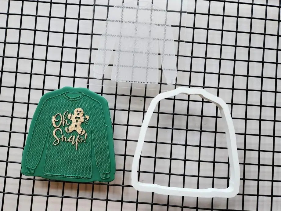 Christmas jumper (5) - cutters + debossing MEG cookie cutters