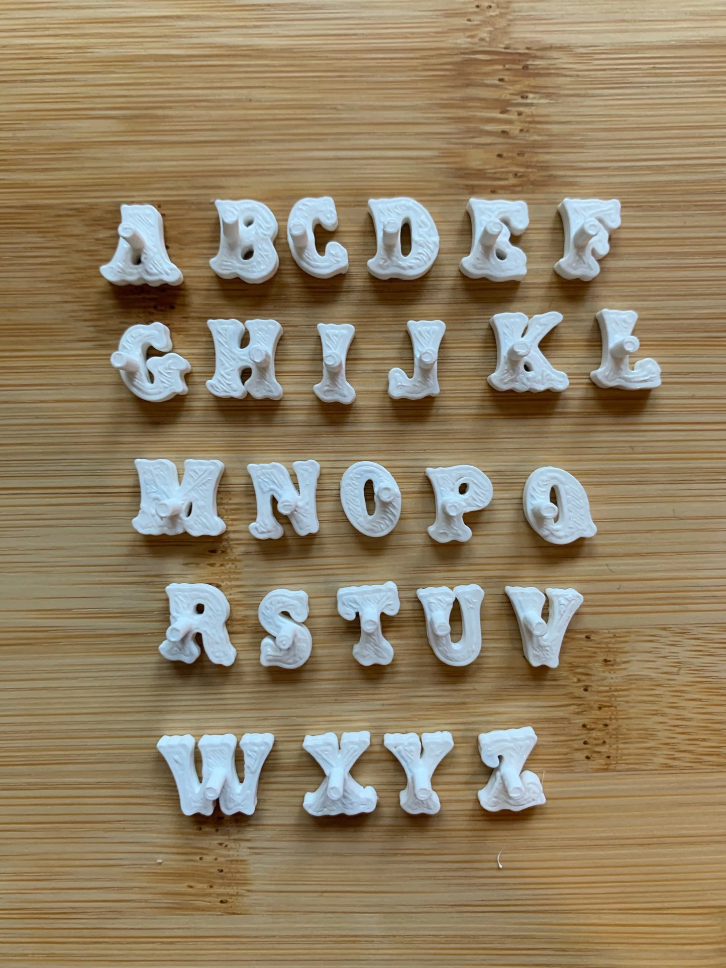 Circus Alphabet Stamp - Embossing MEG cookie cutters