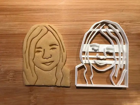 Custom Portrait Cookie Cutter MEG cookie cutters