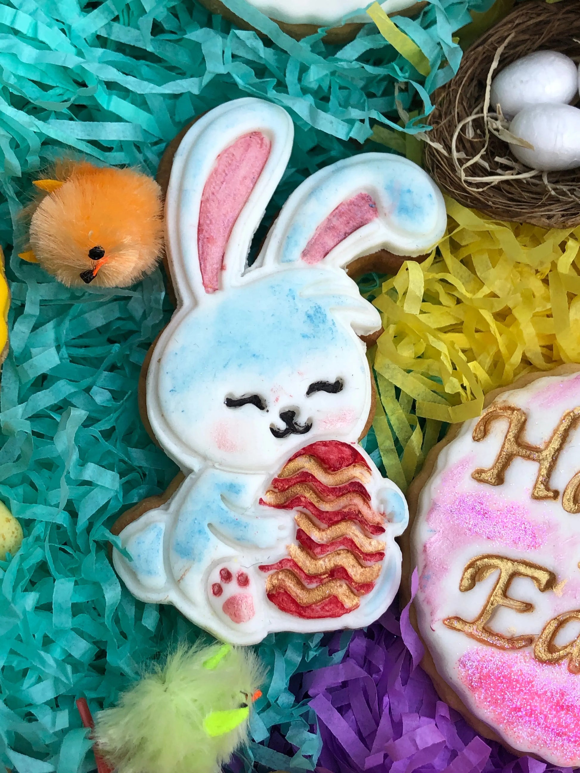 Easter Embossing - stamp MEG cookie cutters