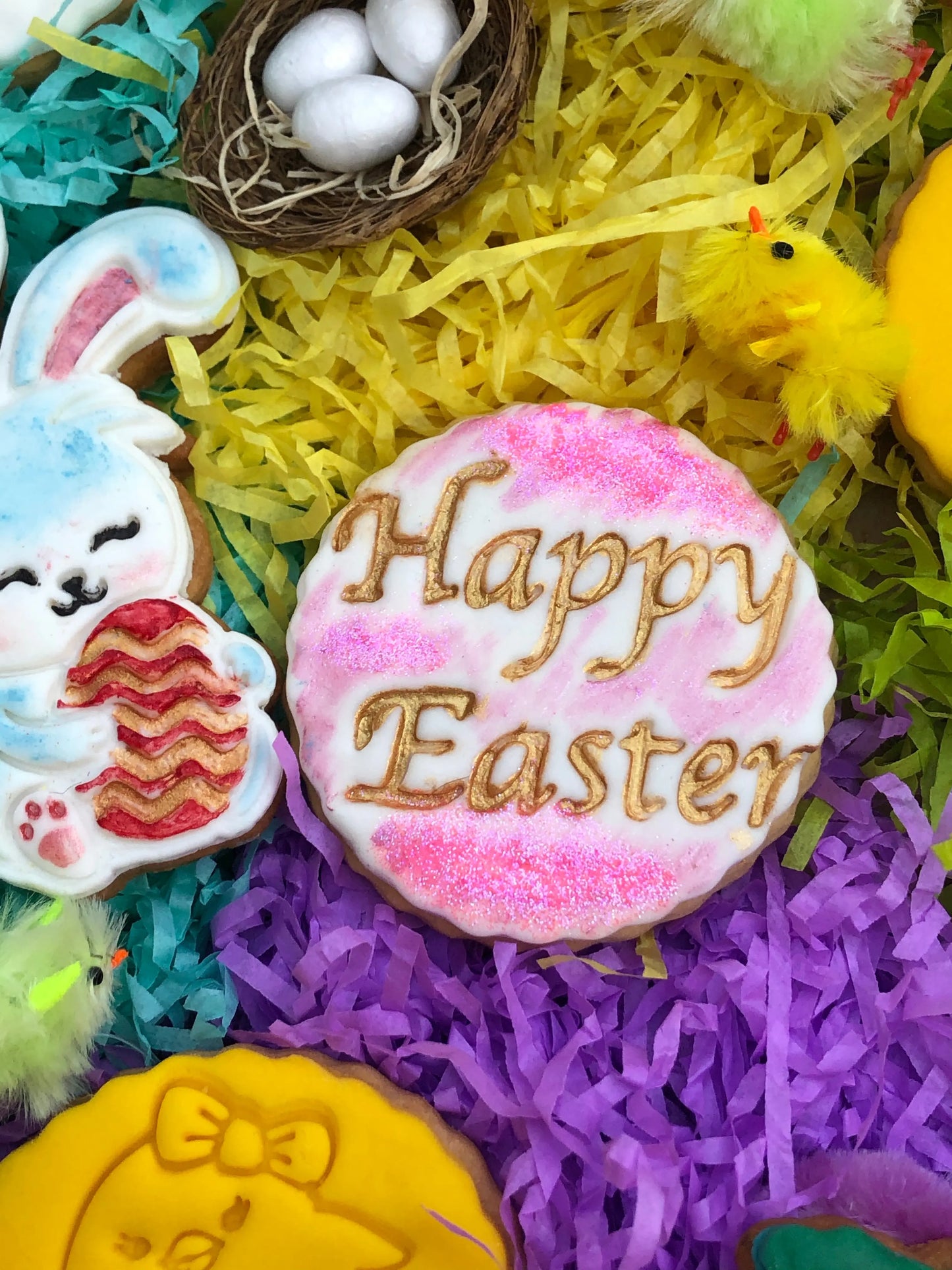 Easter Embossing - stamp MEG cookie cutters