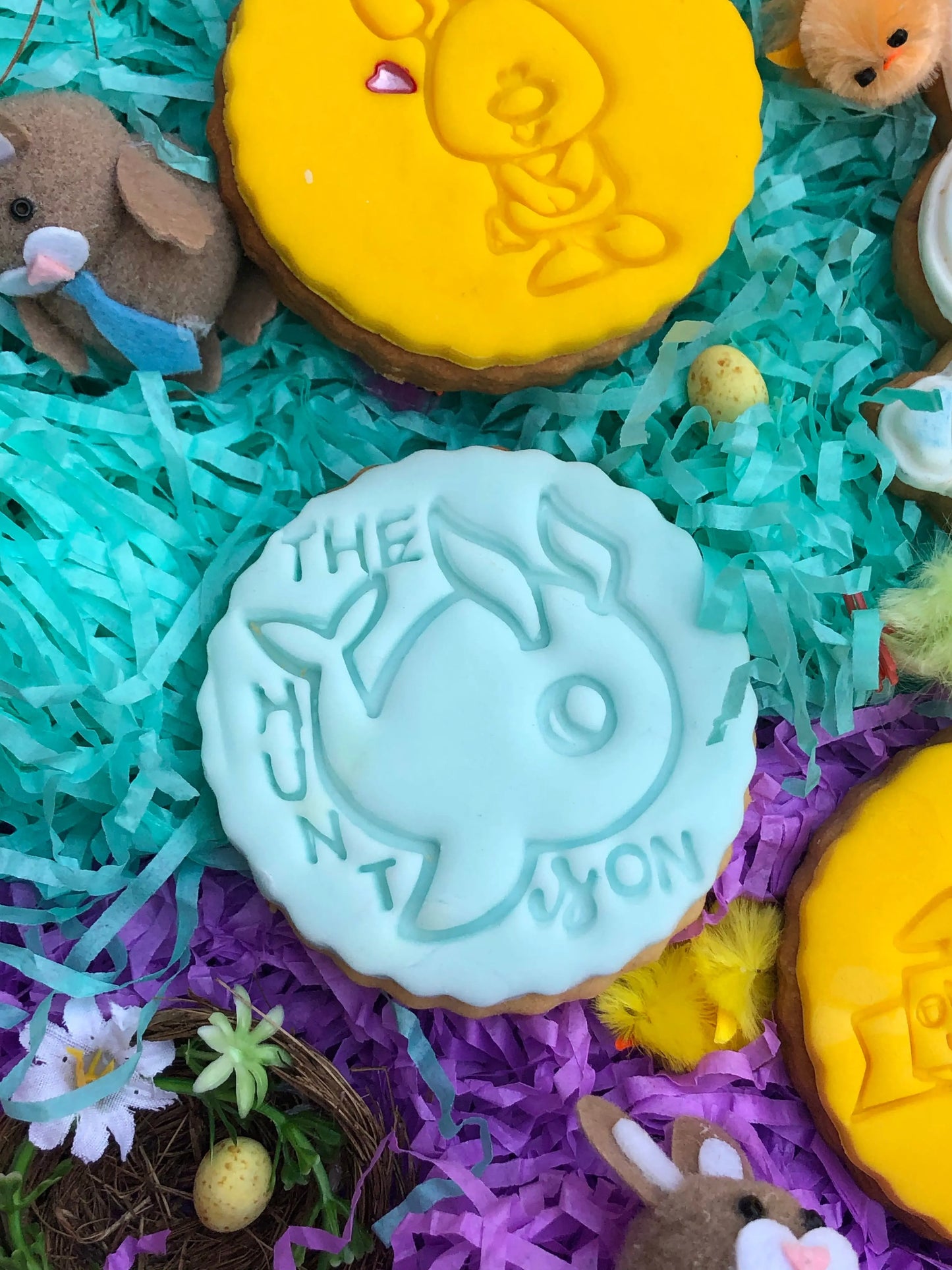 Easter Embossing - stamp MEG cookie cutters