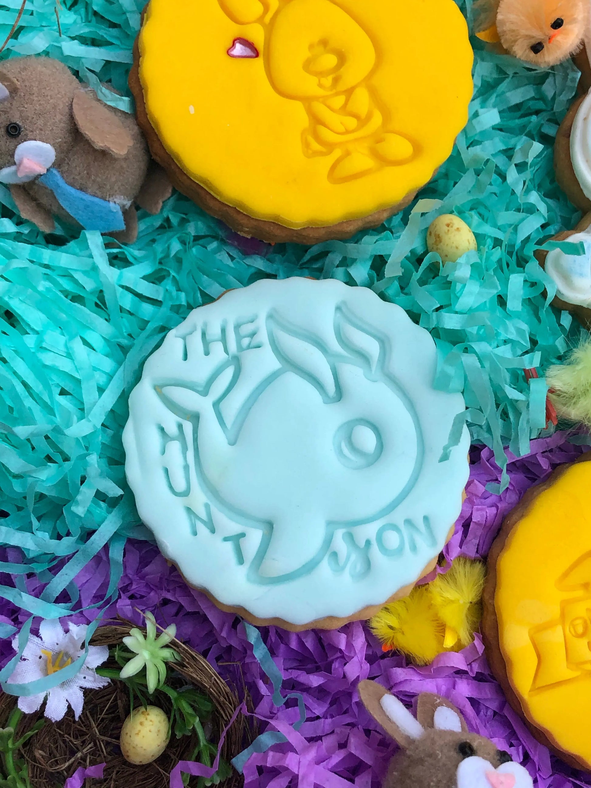 Easter Embossing - stamp MEG cookie cutters