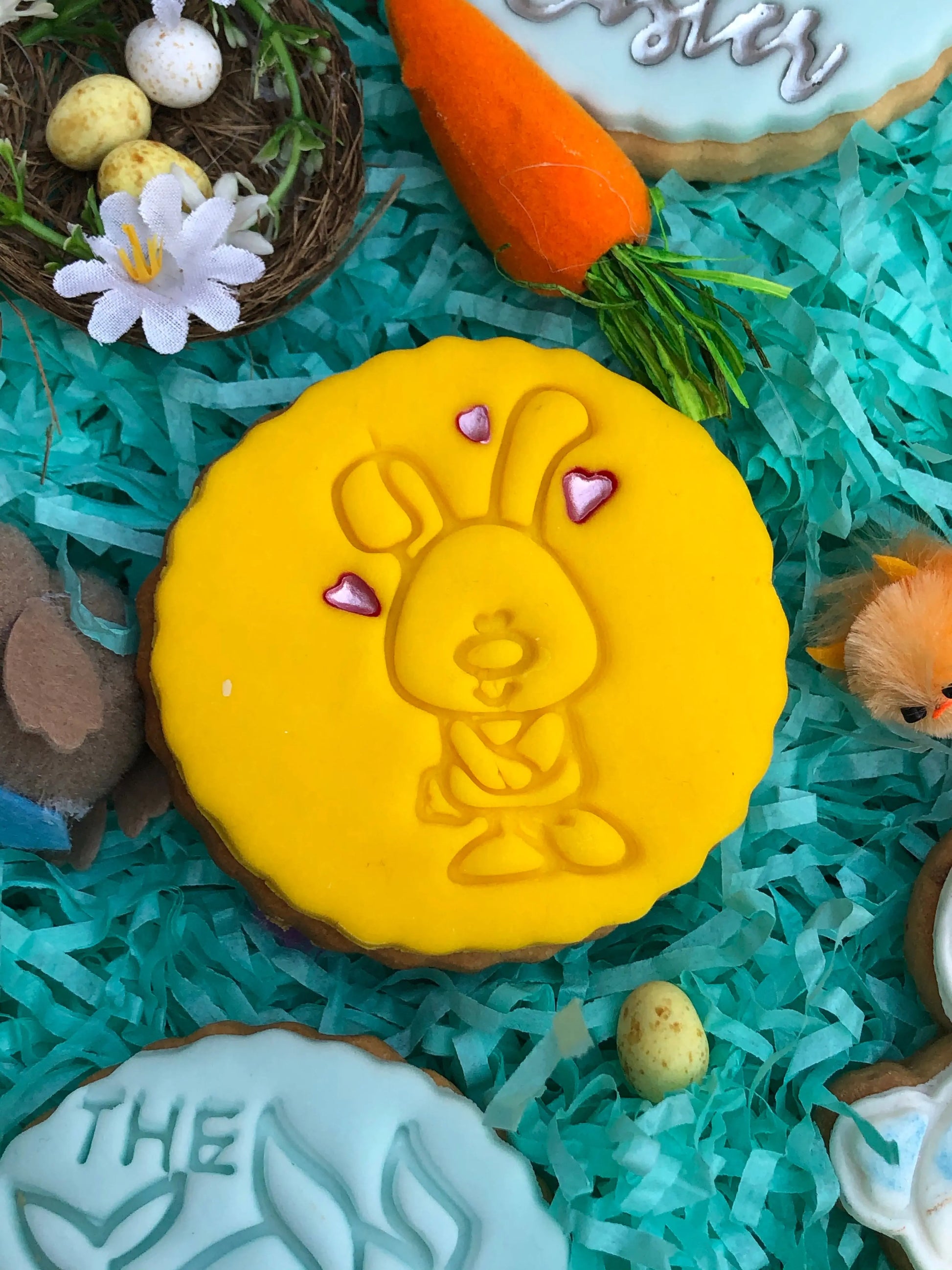 Easter Embossing - stamp MEG cookie cutters