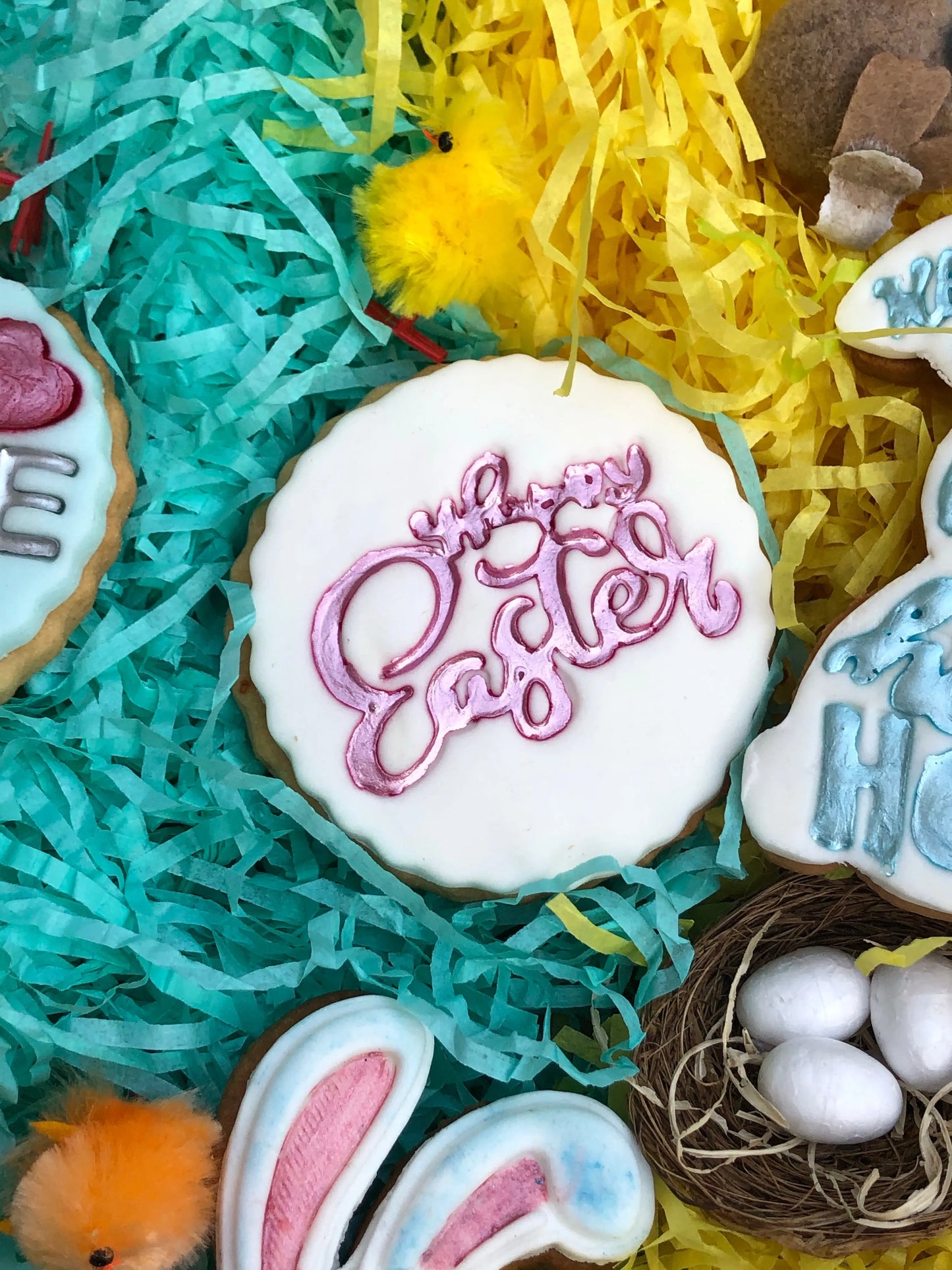 Easter Embossing - stamp MEG cookie cutters