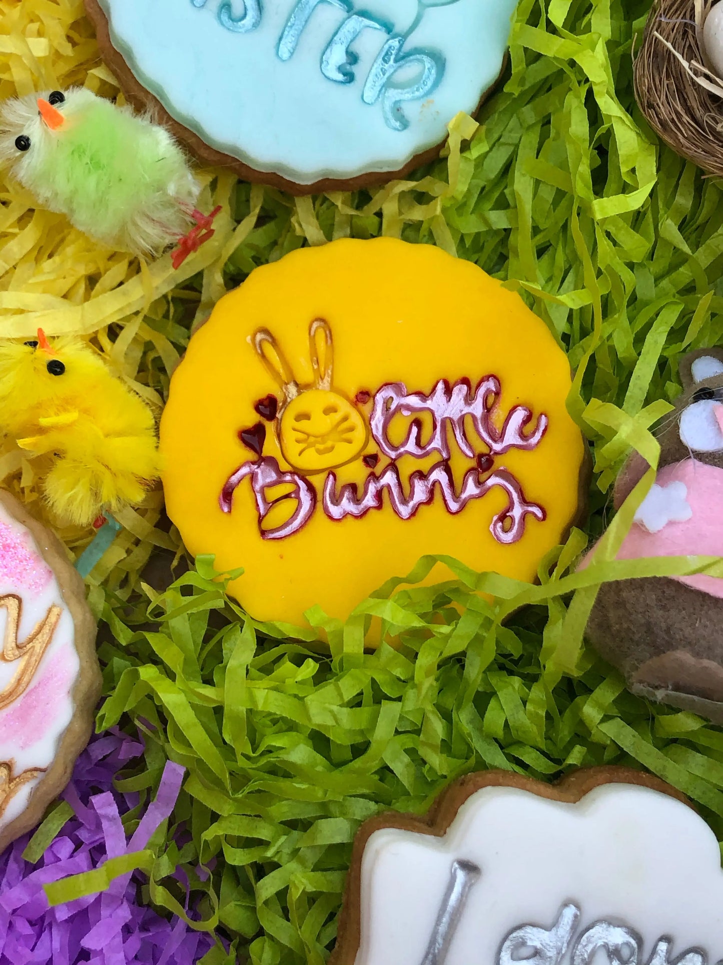 Easter Embossing - stamp MEG cookie cutters