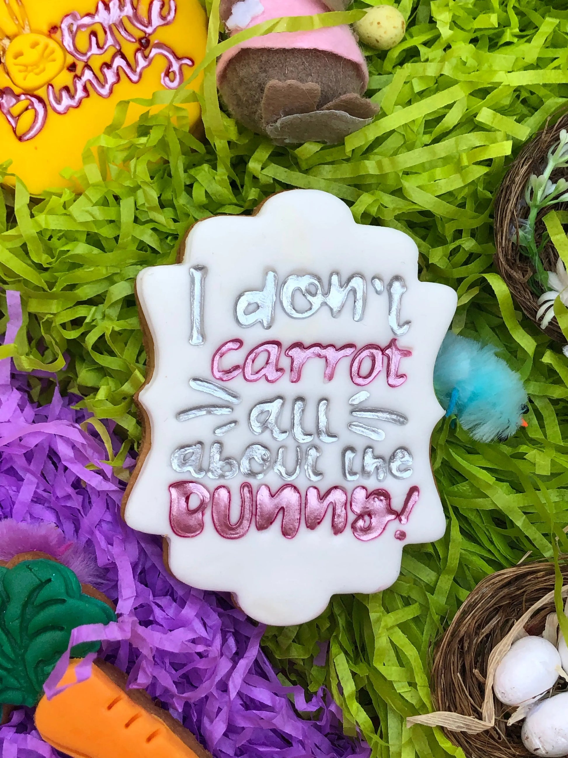 Easter Embossing - stamp MEG cookie cutters