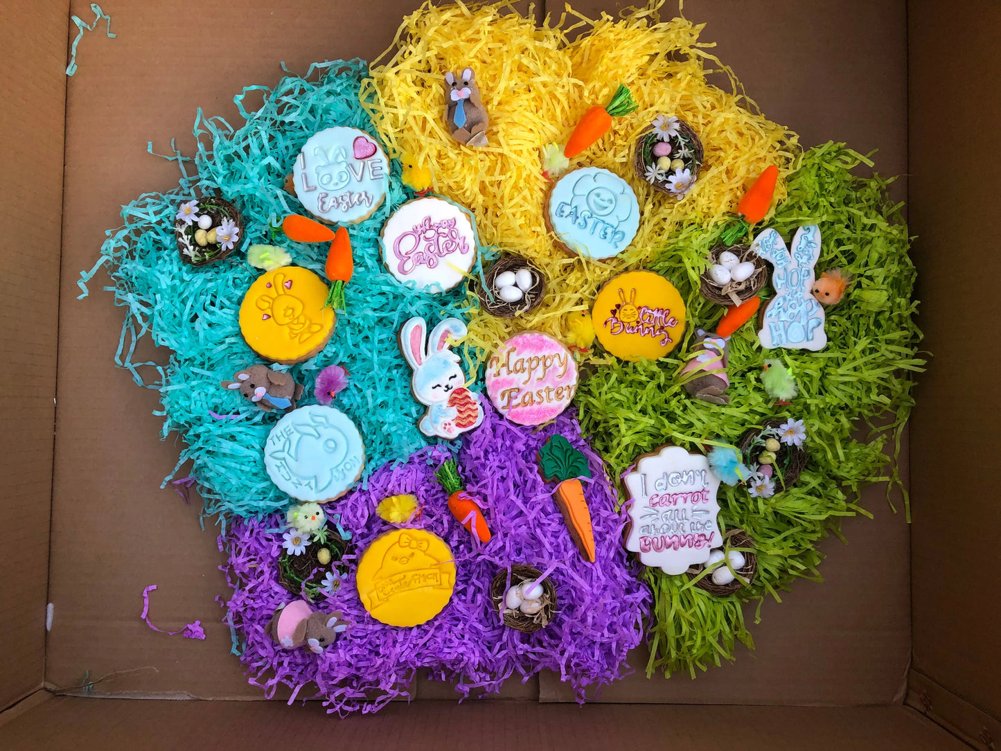 Easter Embossing - stamp MEG cookie cutters