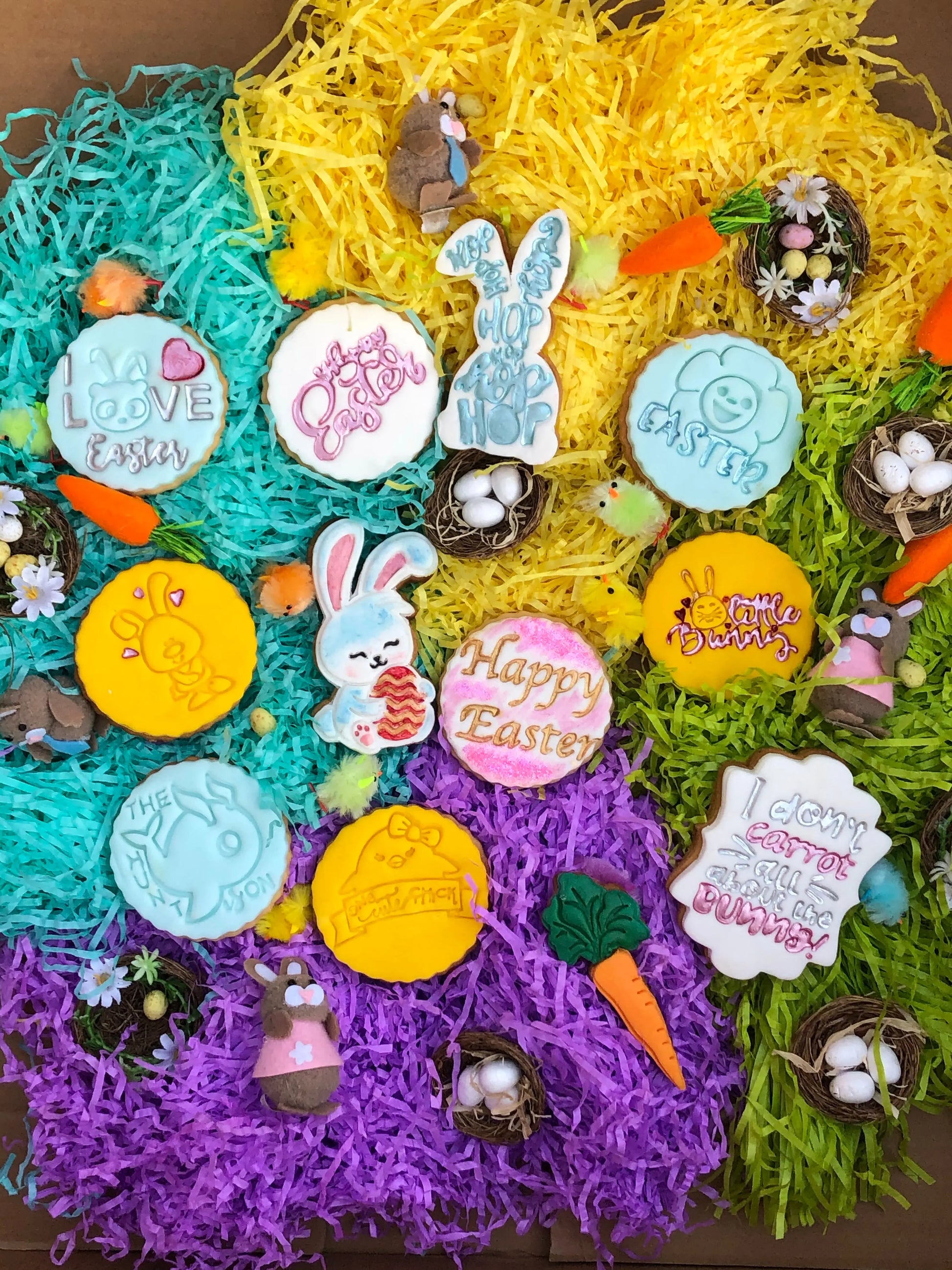 Easter Embossing - stamp MEG cookie cutters