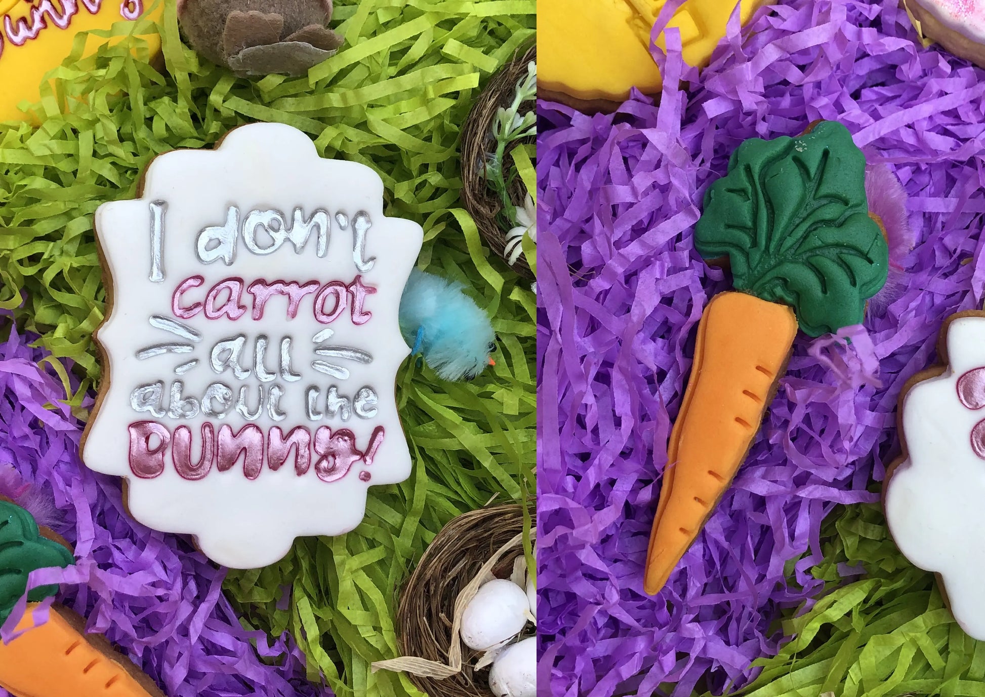 Easter Embossing - stamp MEG cookie cutters