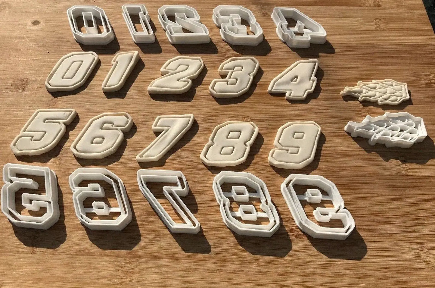 FULL SET Racing Numbers 0 to 9 Cookie Cutter MEG cookie cutters