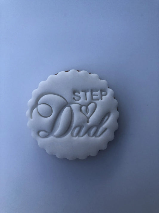 Father's Day - Step Dad -  Embossing - stamp MEG cookie cutters