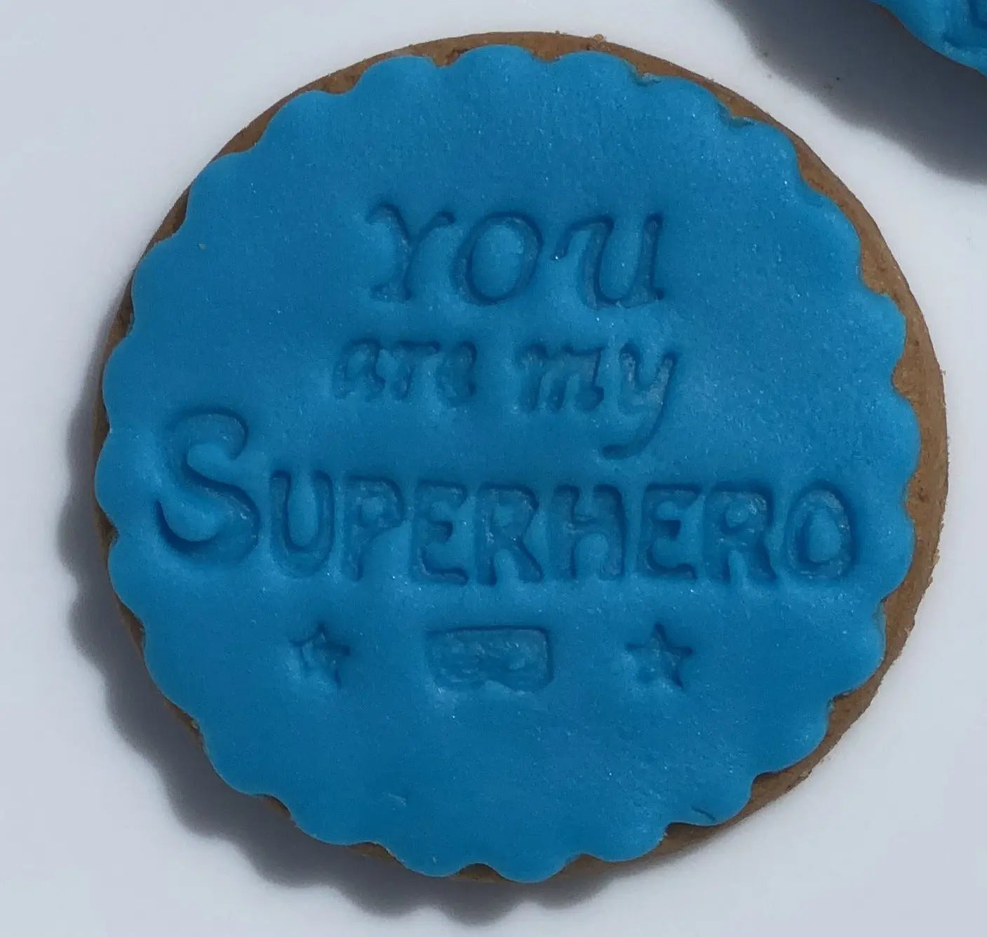 Father's Day - YOU ARE MY SUPERHERO - Embossing - stamp MEG cookie cutters