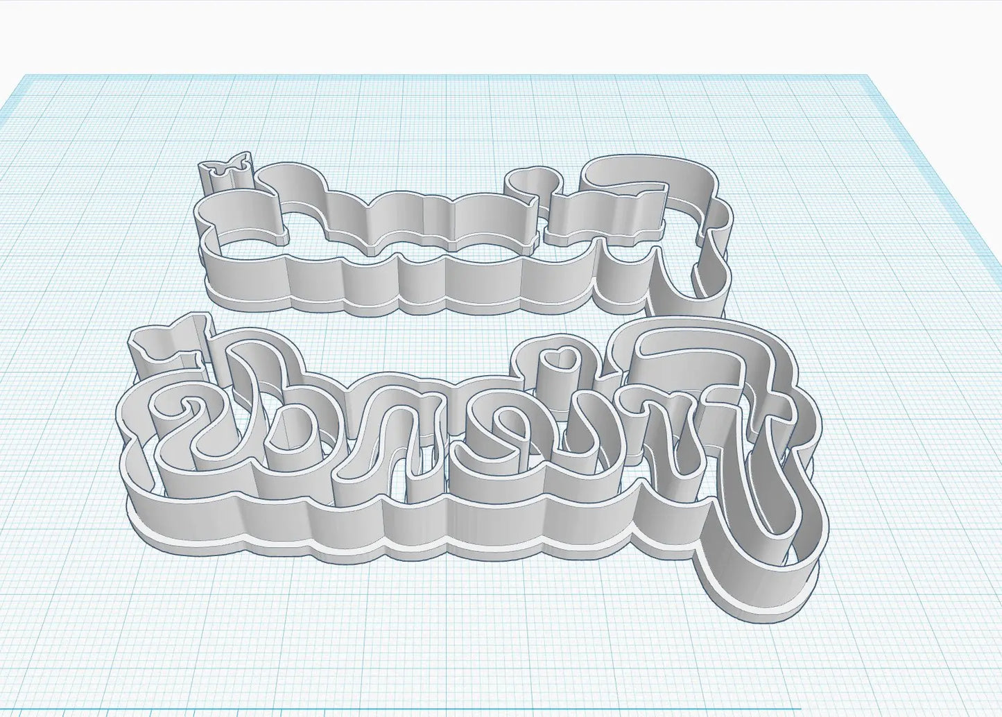 Friends-inspired logo Cookie cutter MEG cookie cutters