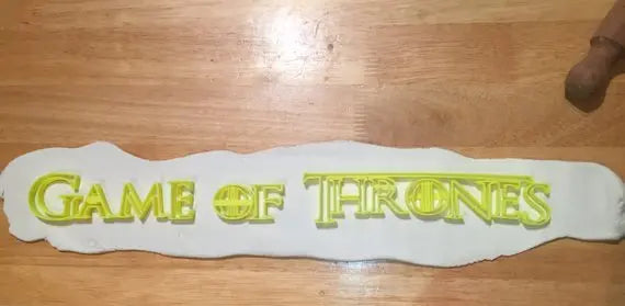 Game Of Thrones Logo Embossing - stamp MEG cookie cutters