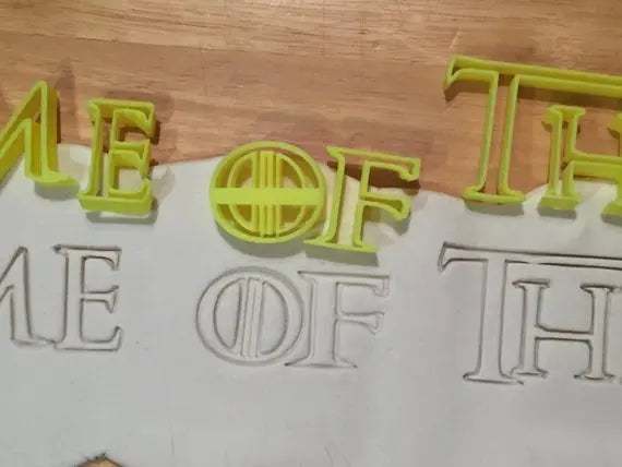 Game Of Thrones Logo Embossing - stamp MEG cookie cutters