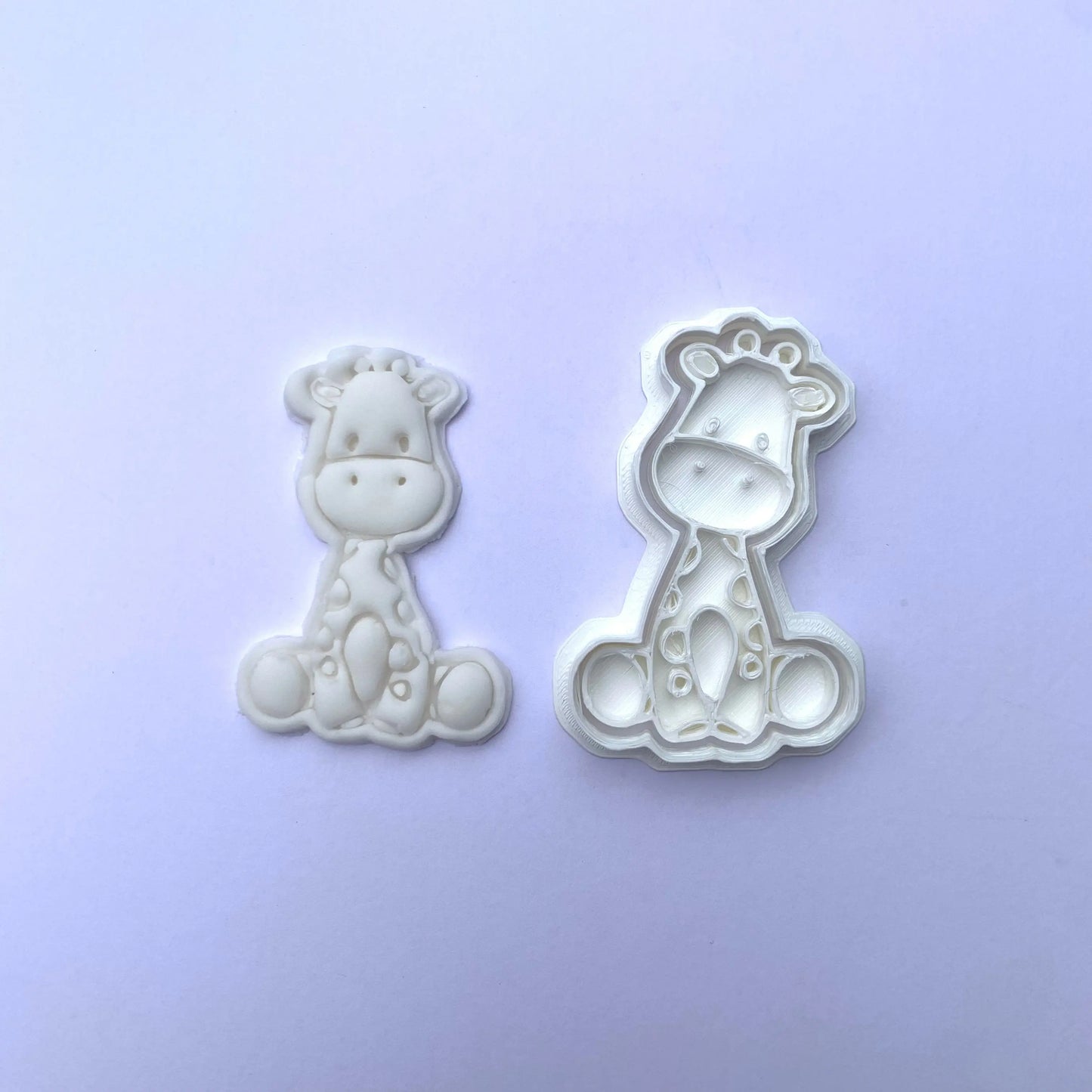 Giraffe - animal - cookie cutter + stamp MEG cookie cutters