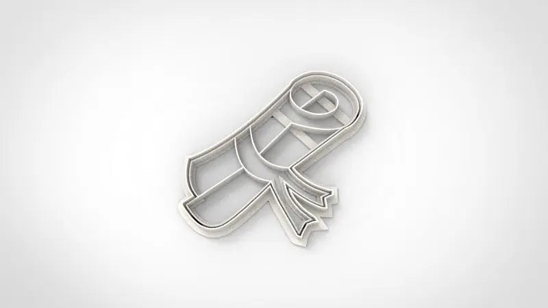 Graduation Diploma cookie cutter MEG cookie cutters