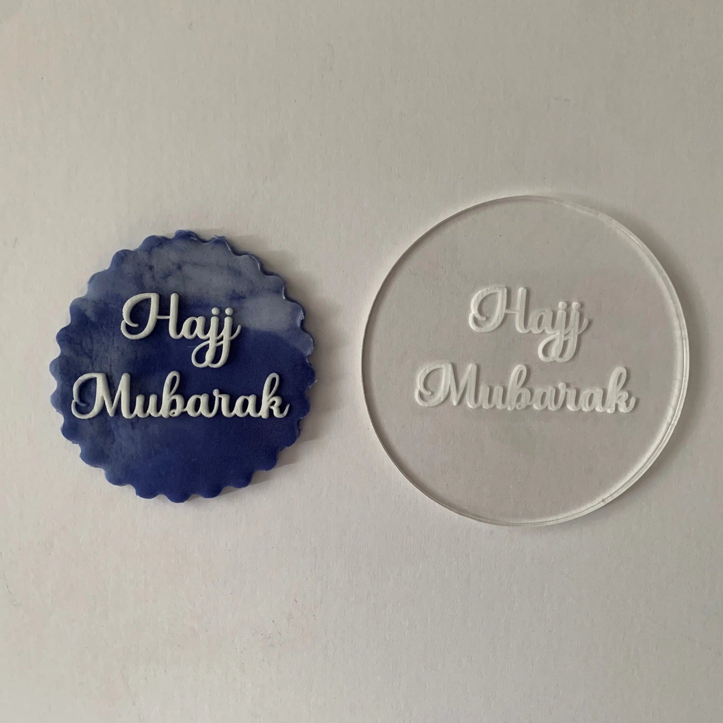 Hajj Mubarak - debossing acrylic stamp MEG cookie cutters