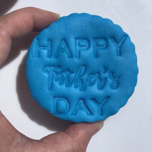 Happy Father's Day - Embossing - stamp (2) MEG cookie cutters