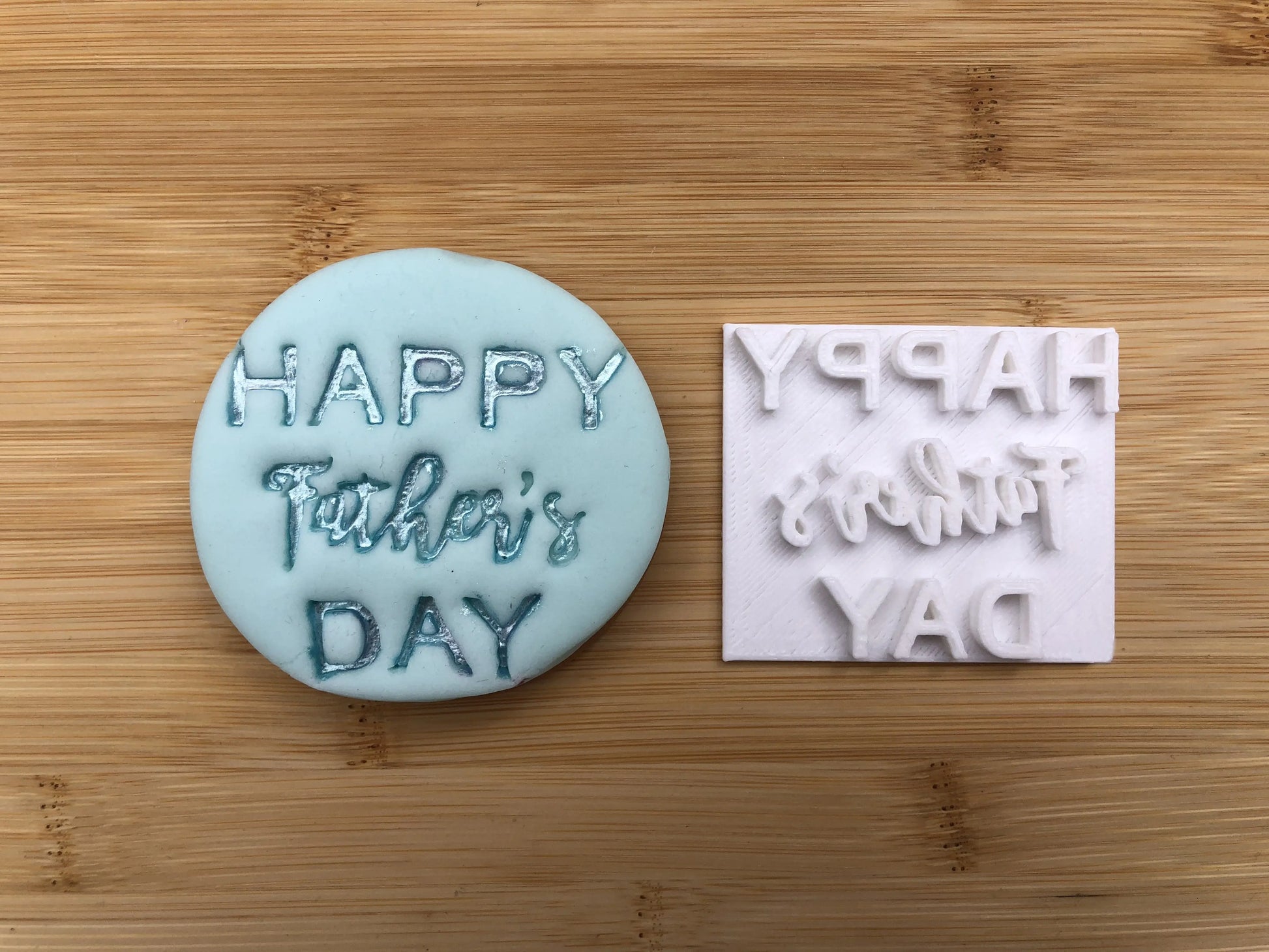 Happy Father's Day - Embossing - stamp (2) MEG cookie cutters