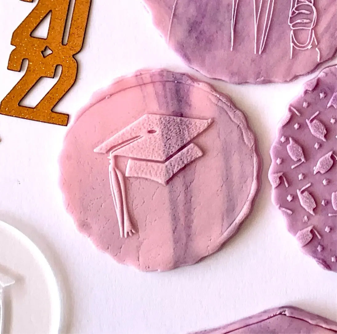 Hat Graduation Debossing MEG cookie cutters