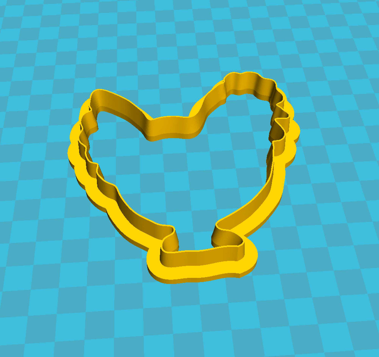 Hen Chicken Uk Cookie Cutter Plastic Fondant cupcake cake 2 - 3 - 4 INCH UK MEG cookie cutters