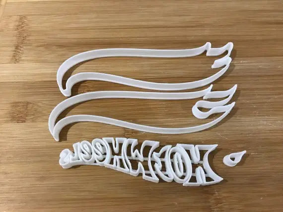 Hot Wheels Logo Uk Seller Plastic Biscuit Cookie Cutter Fondant Cake Decorating MEG cookie cutters