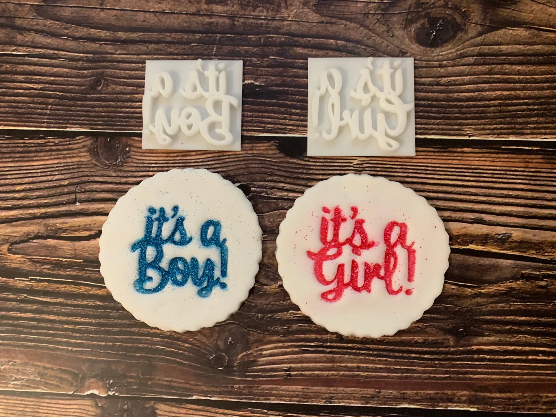It's a Boy - Its a Girl - Embossing - stamp MEG cookie cutters