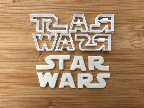 Logo Star Wars-INSPIRED Medium Cookie Cutter MEG cookie cutters