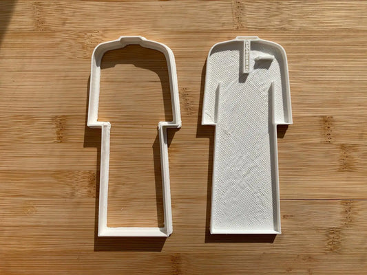Long islamic dress Man- stamp + cutter MEG cookie cutters