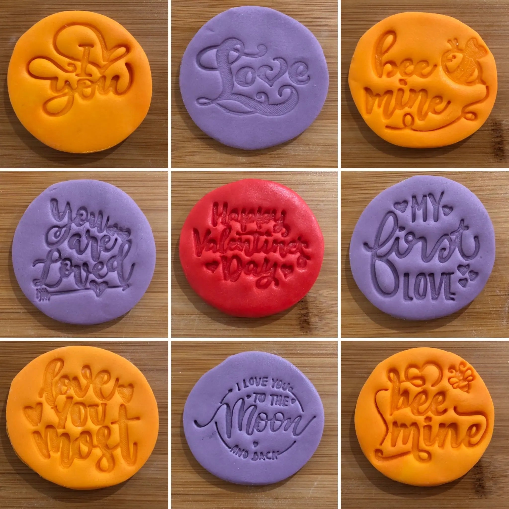 Edible Stamps—Edible Valentine/Heart Stamps — The CookieMonger Edible  Butterflies, Embossing Sheets, and Edible Drink and Cupcake Toppers
