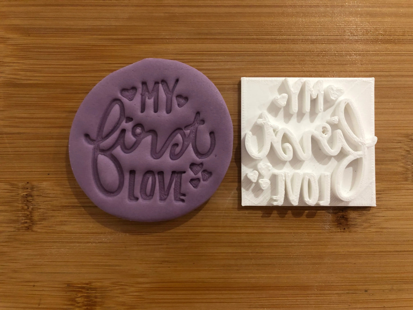 Love valentine Embossing for cupcake and cake - stamps sugar paste - saint Valentines theme stamps MEG cookie cutters