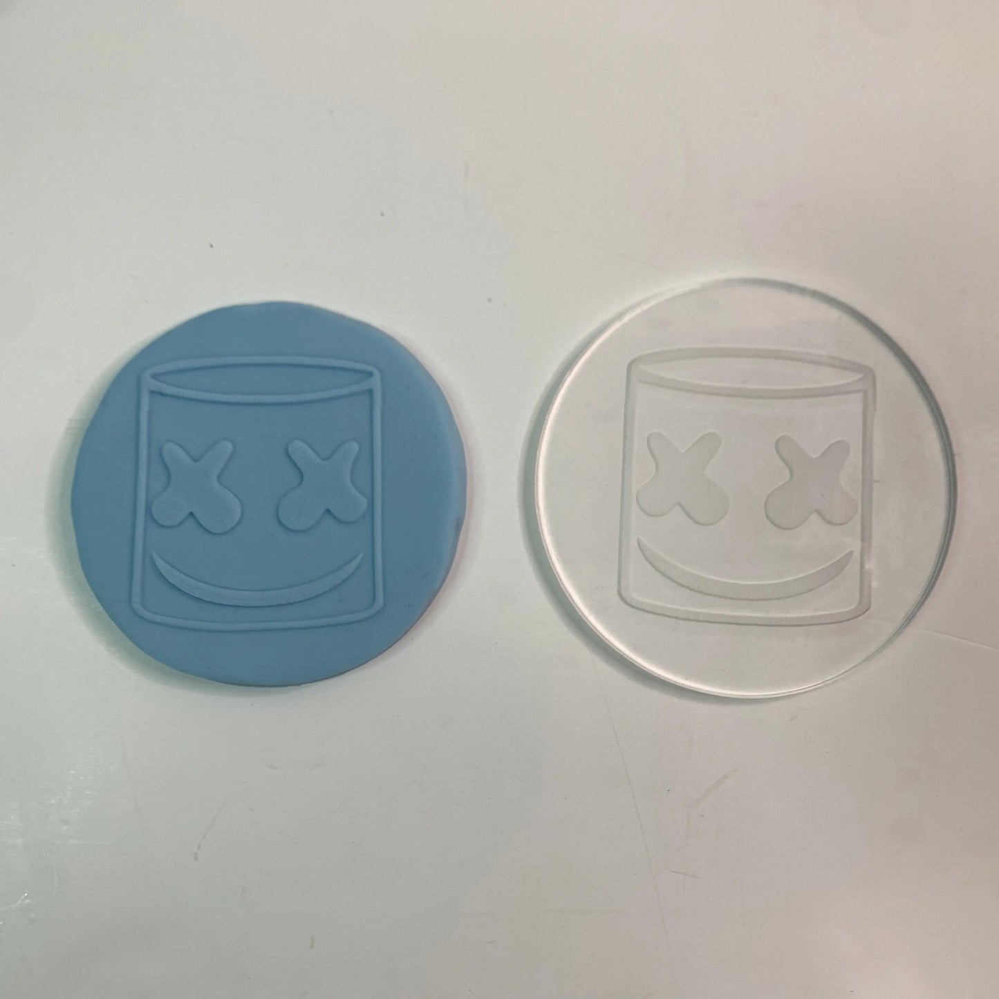 Marshmello FORTNITE-INSPIRED debossing MEG cookie cutters