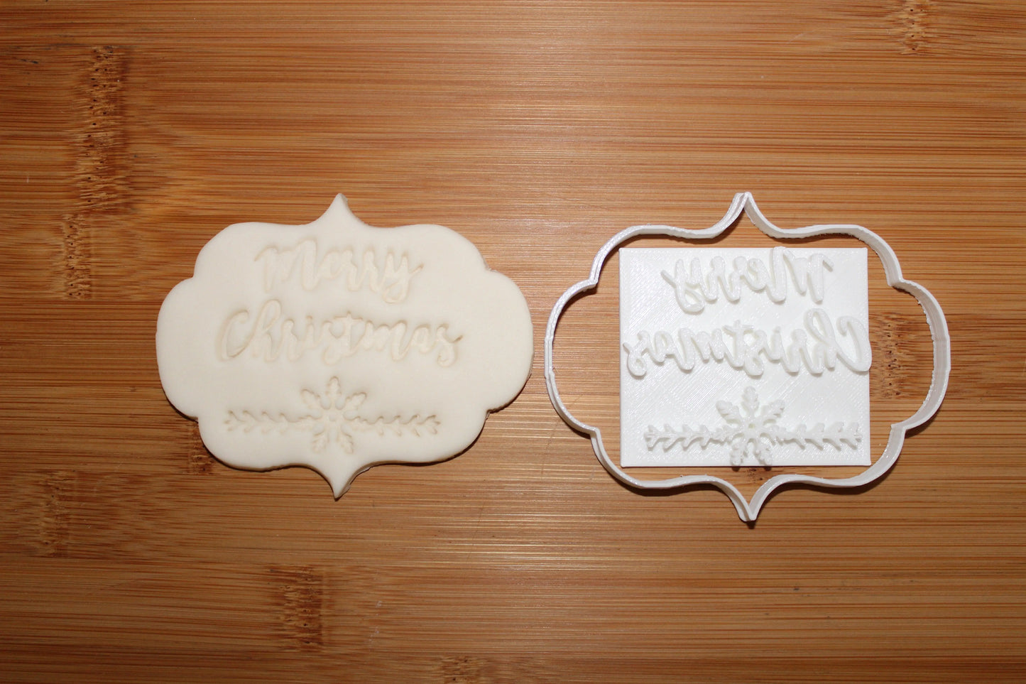 Merry Christmas - Cookie cutter + stamp MEG cookie cutters