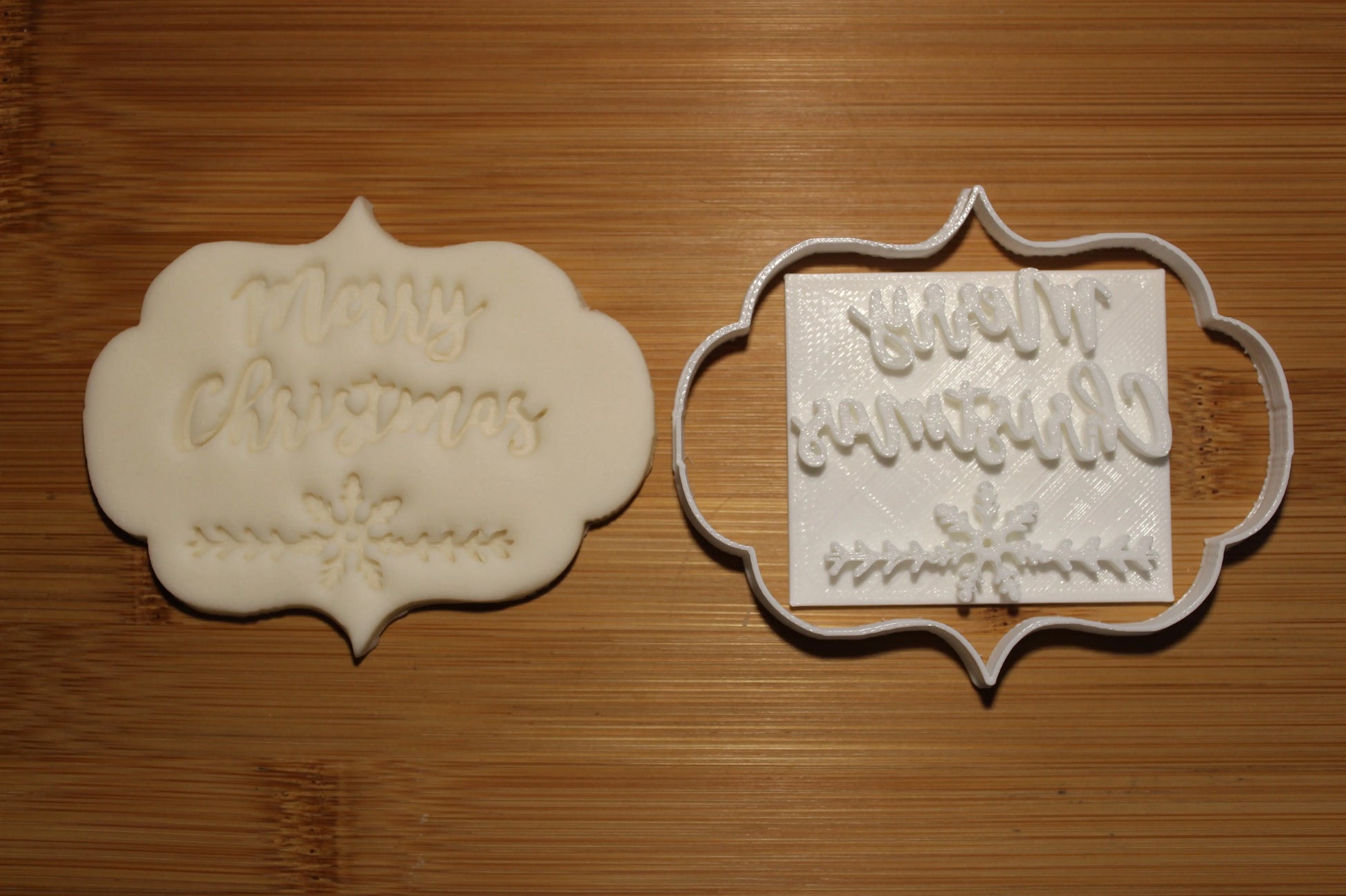 Merry Christmas - Cookie cutter + stamp MEG cookie cutters