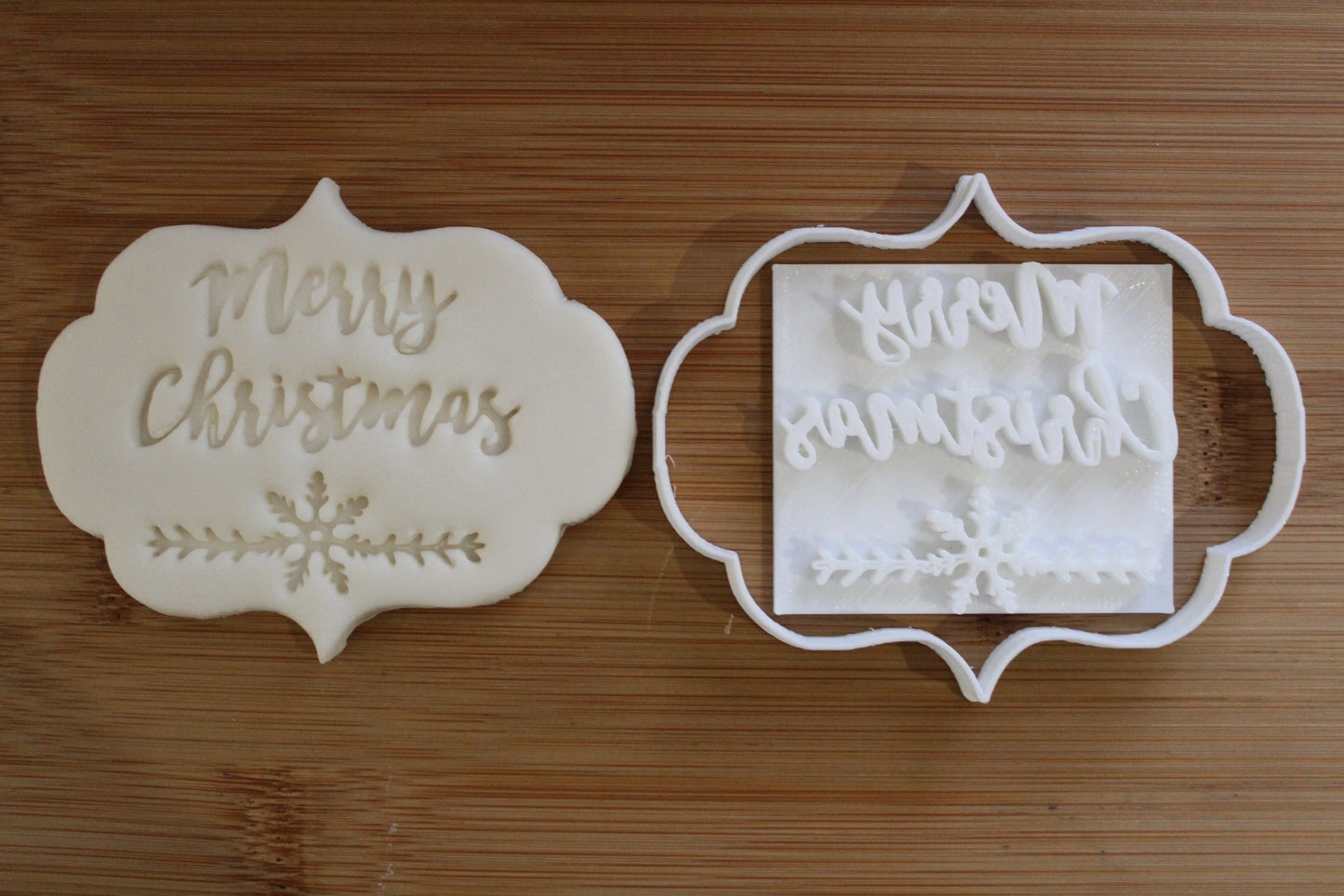 Merry Christmas - Cookie cutter + stamp MEG cookie cutters