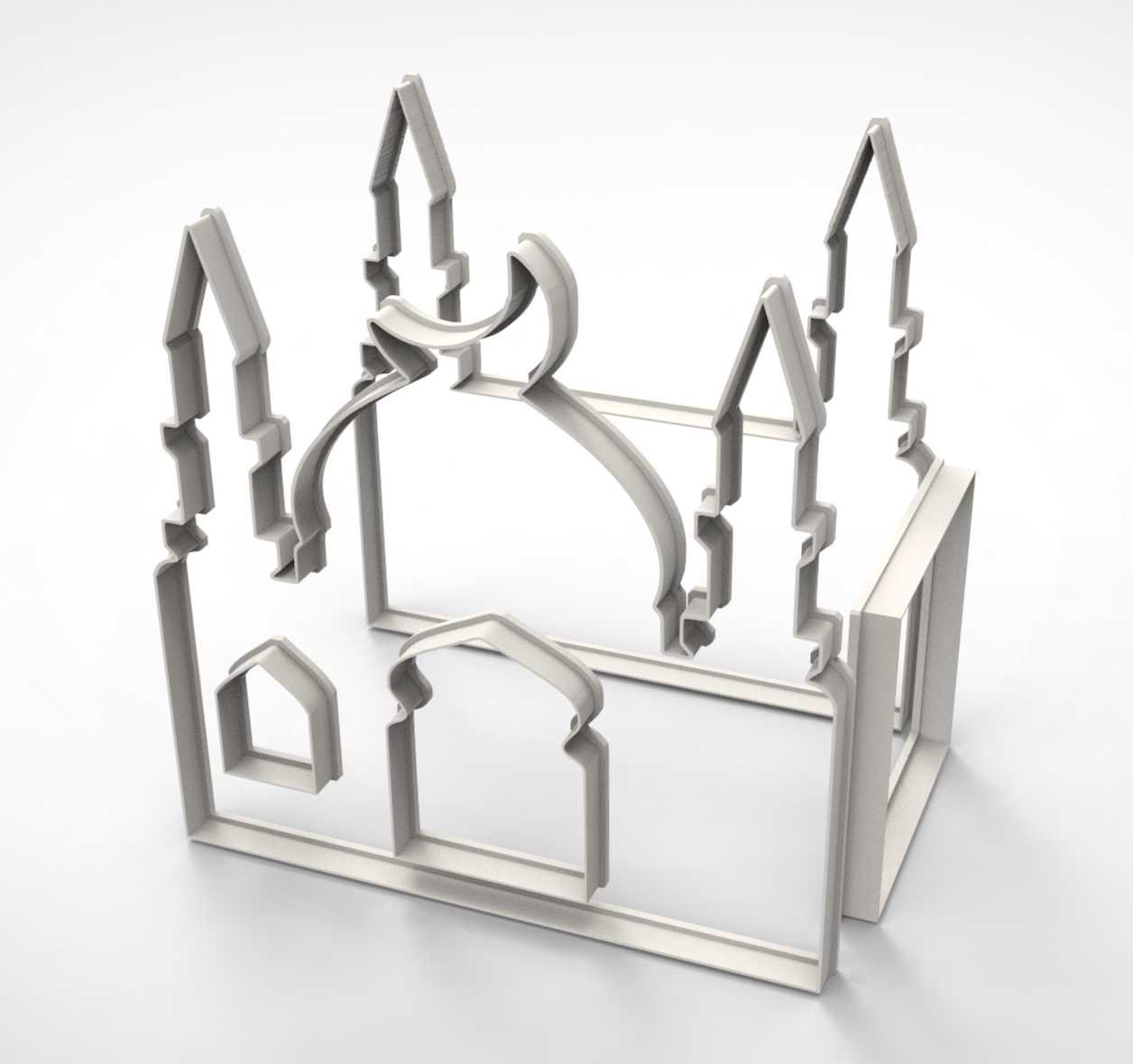 Mosque Ramadan - Eid Muslim Islamic - Islam cake - cookie cutter MEG cookie cutters