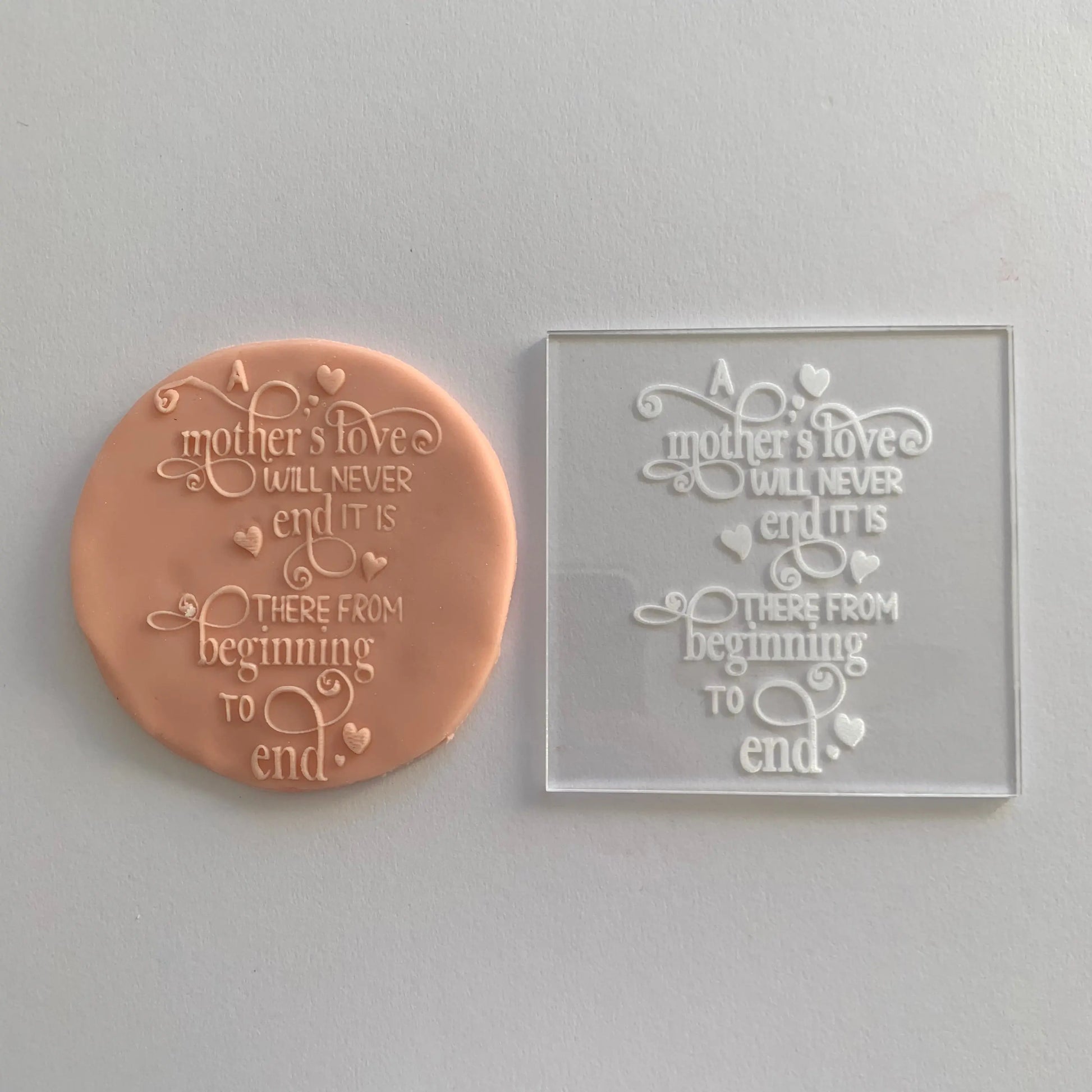 Mothers Day - Debossing 3- raising stamp 2022 MEG cookie cutters