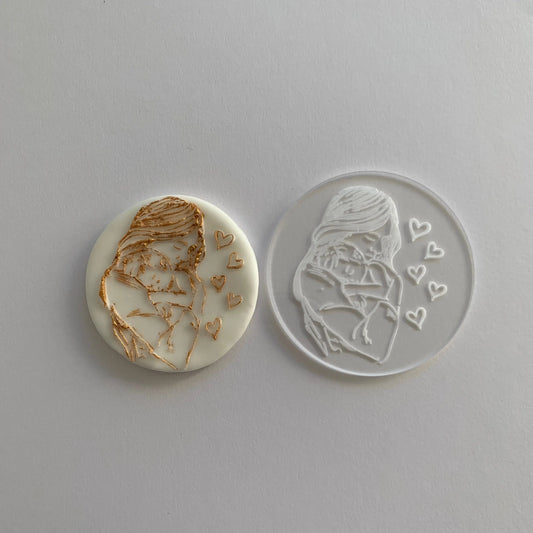 Mothers Day - Debossing 4 - raising stamp 2022 MEG cookie cutters