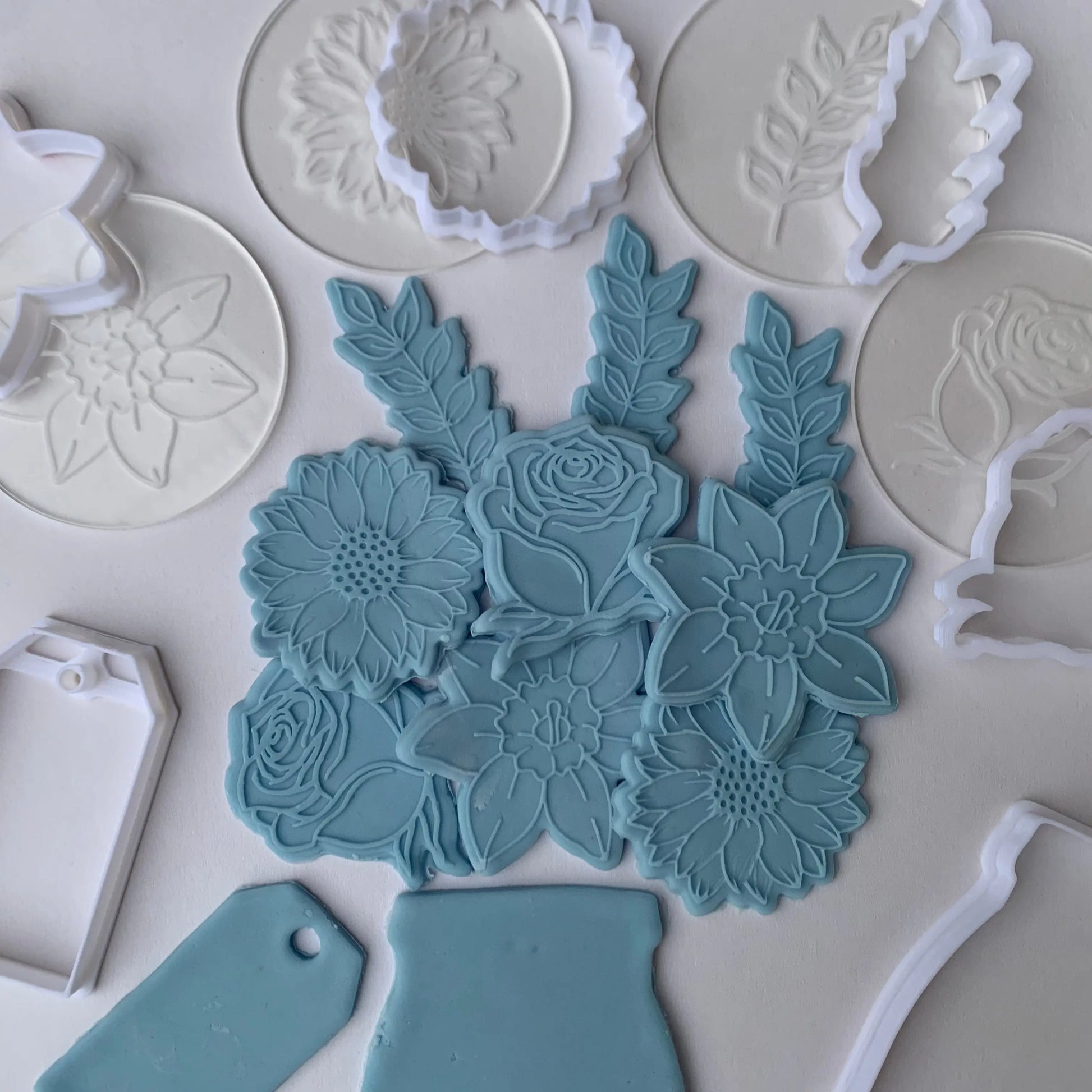 Mothers Day - flowers mason jar MEG cookie cutters