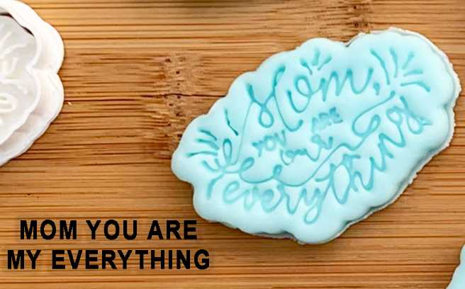 Mothers Day stamp and cutters Collection 2022 MEG cookie cutters