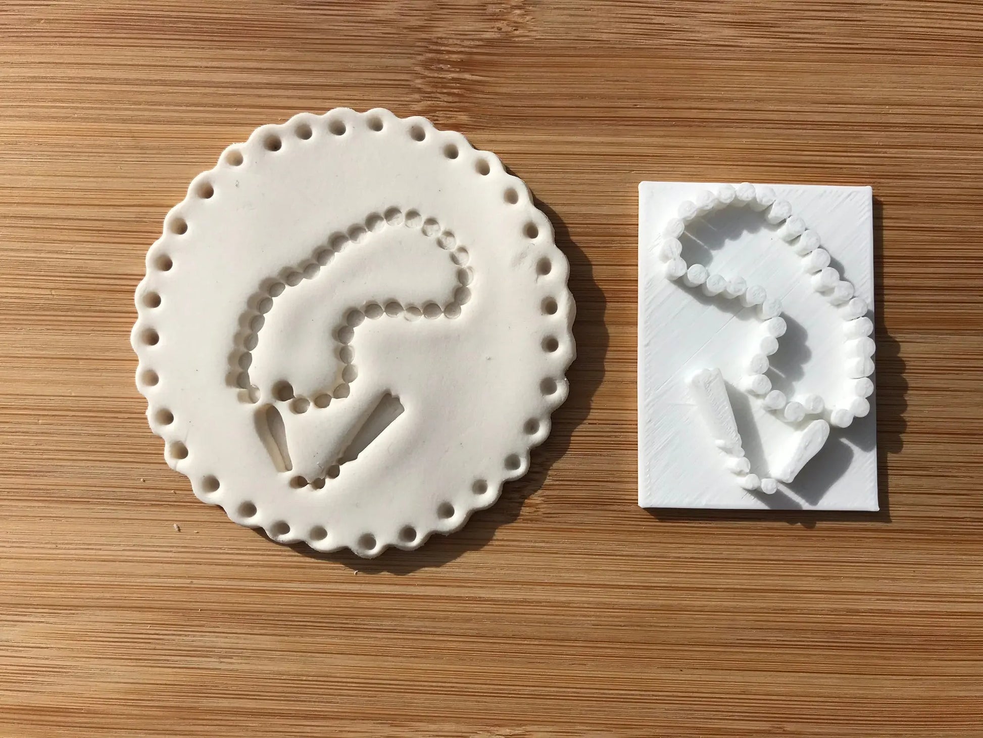 Muslim Islamic Embossing for cupcake and cake - stamps sugar paste Design 3 MEG cookie cutters