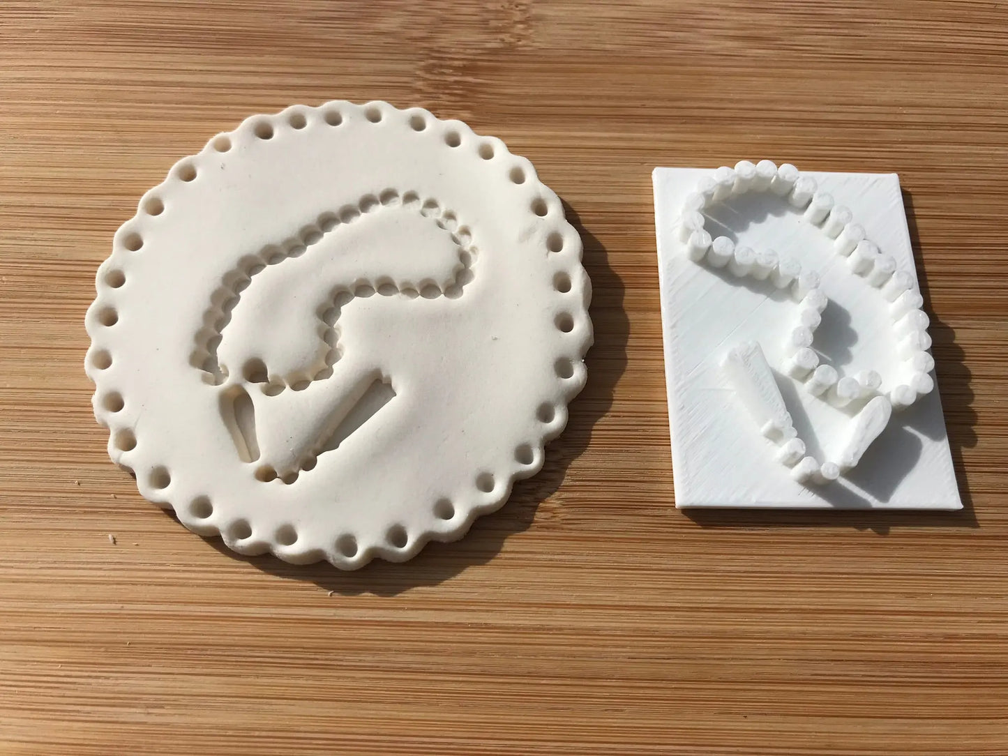 Muslim Islamic Embossing for cupcake and cake - stamps sugar paste Design 3 MEG cookie cutters