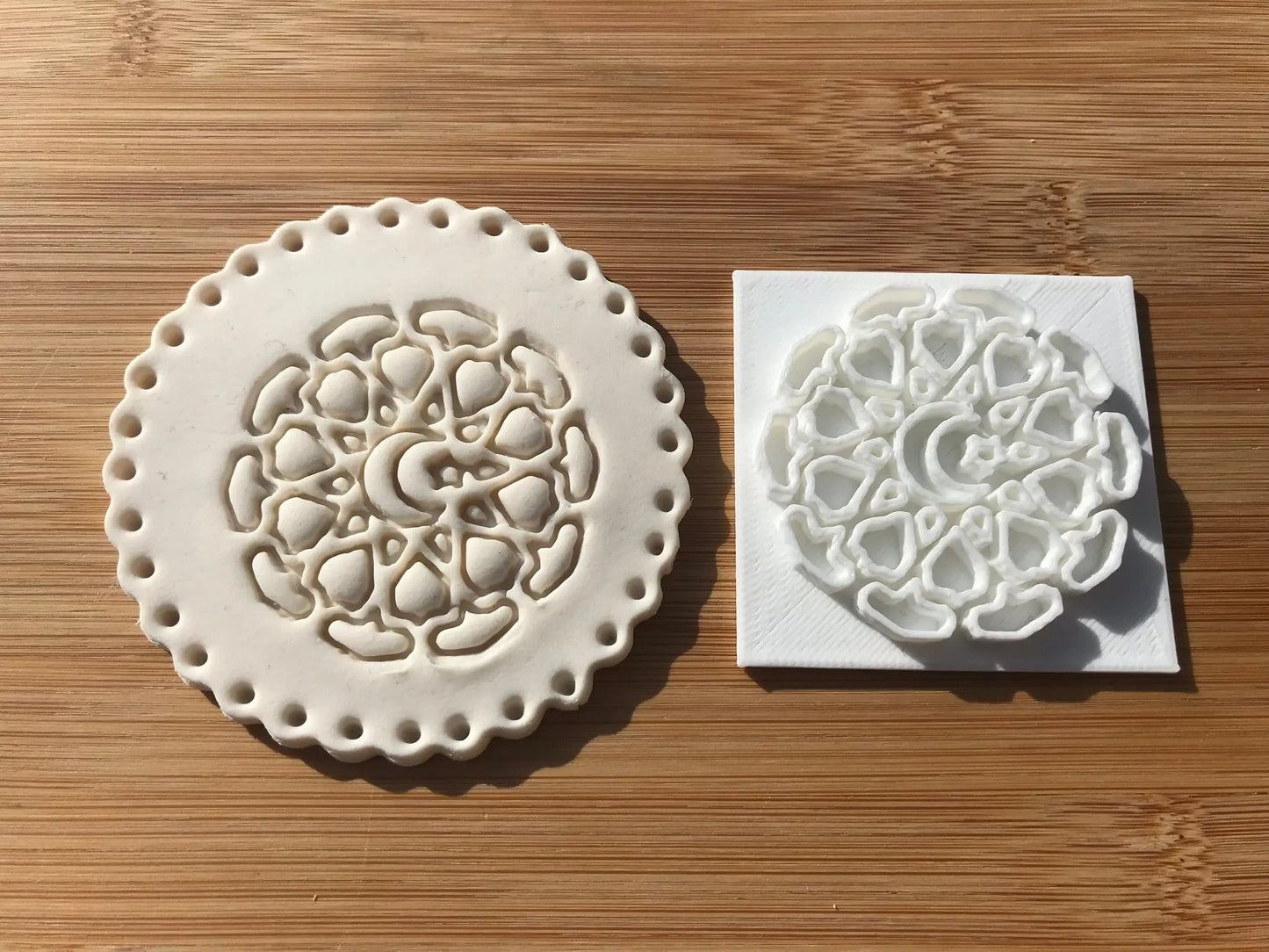 Muslim Islamic Embossing for cupcake and cake - stamps sugar paste Design 9 MEG cookie cutters