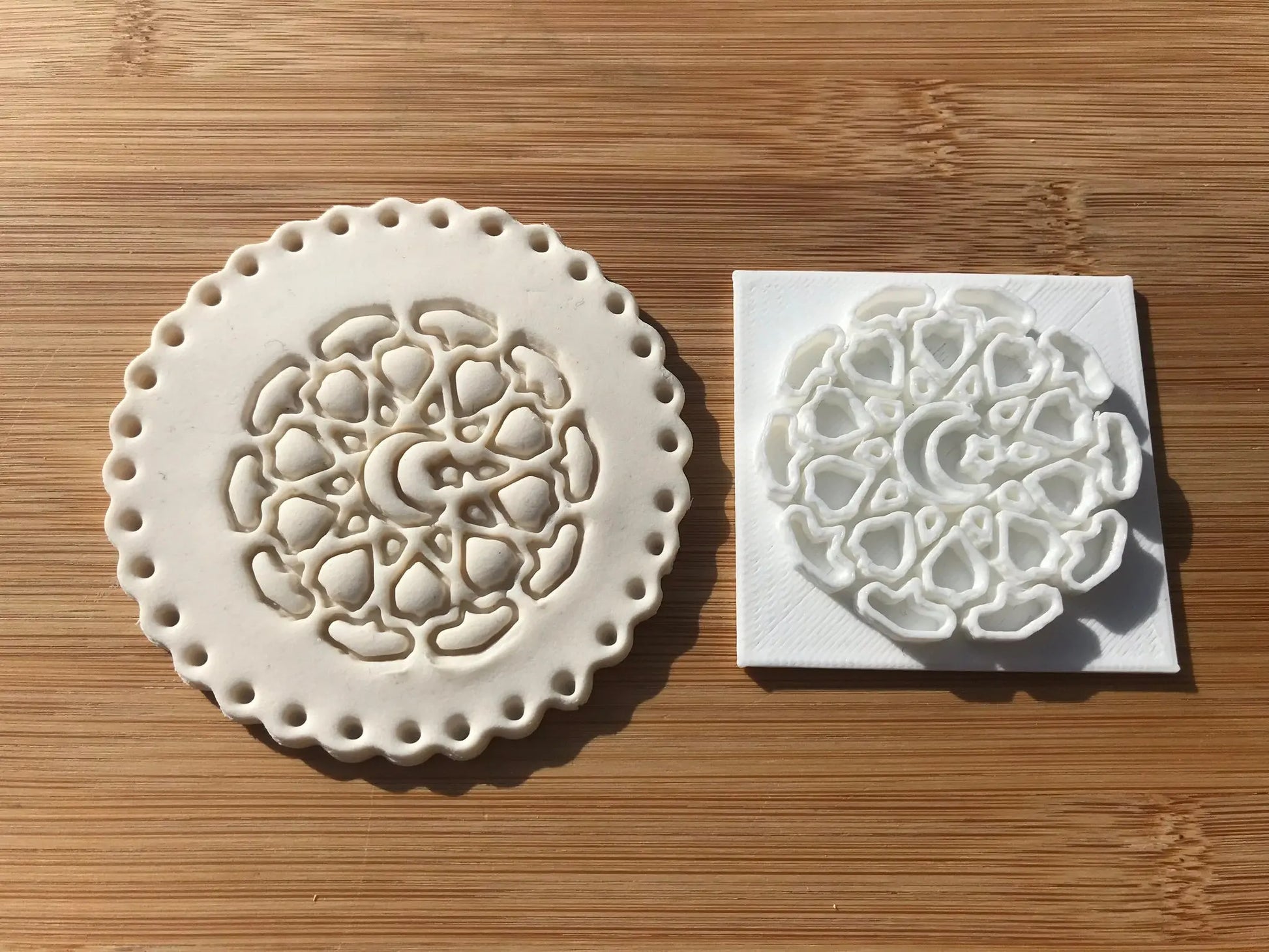 Muslim Islamic Embossing for cupcake and cake - stamps sugar paste Design 9 MEG cookie cutters