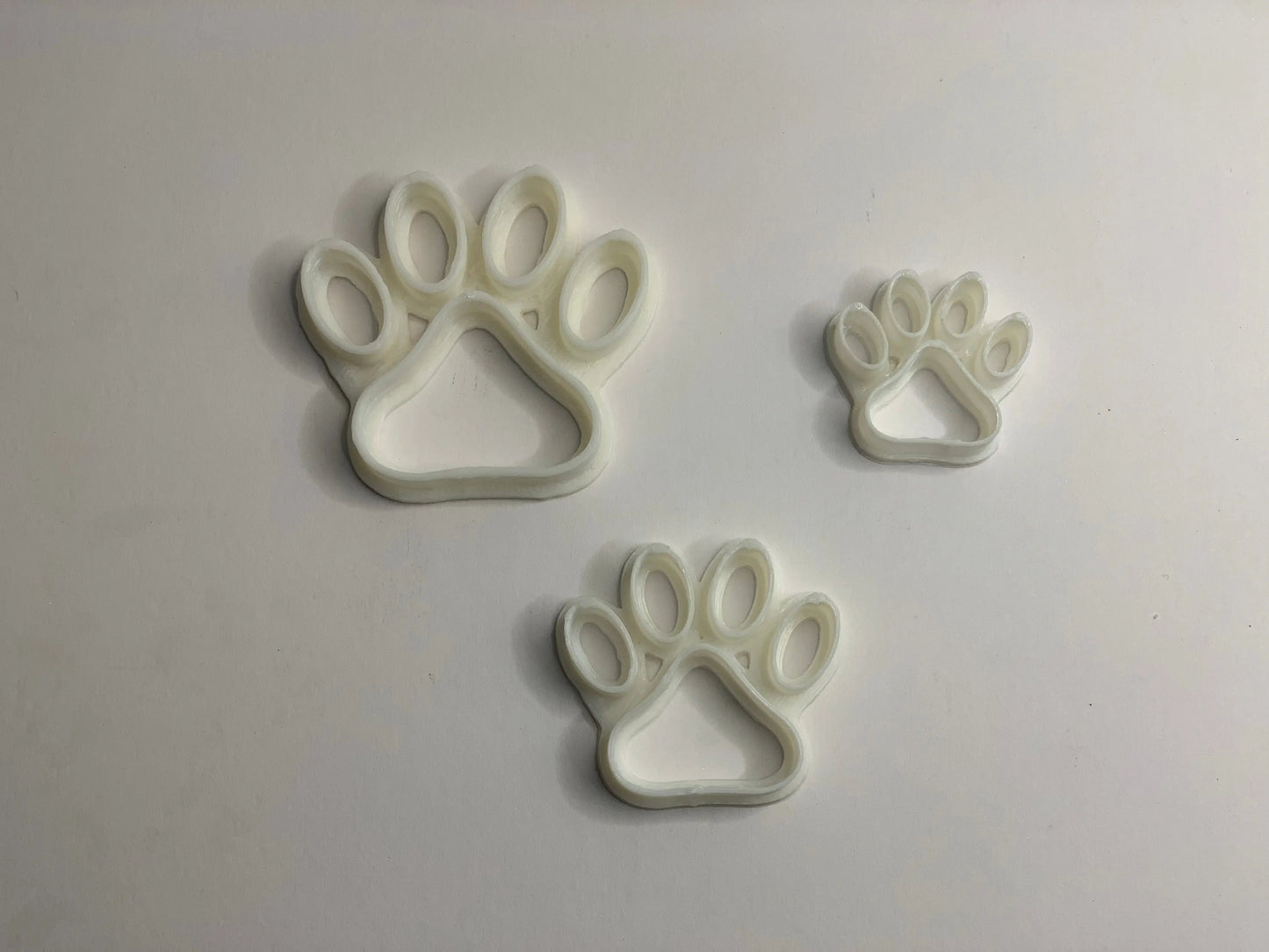 Paw print Cookie Cutter 3 size MEG cookie cutters
