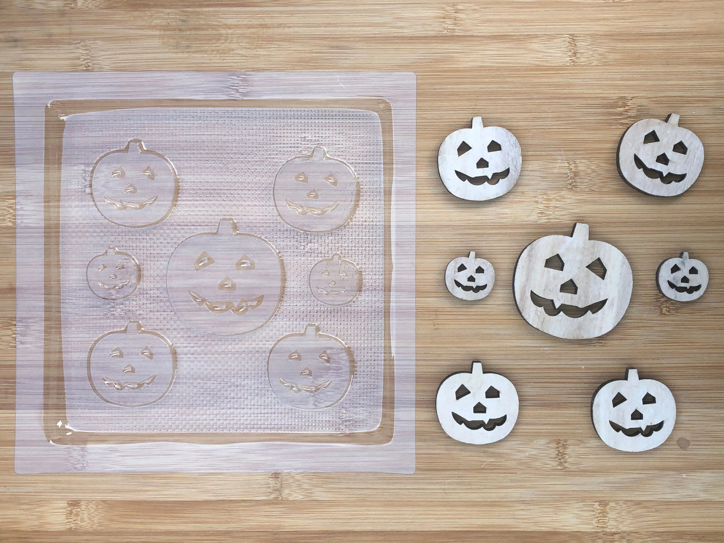 Pumpkins chocolate mould Halloween MEG cookie cutters